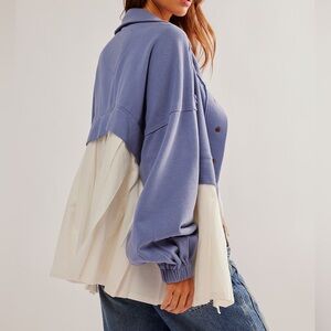 Free People Ellie Sweatshirt Top Size XL